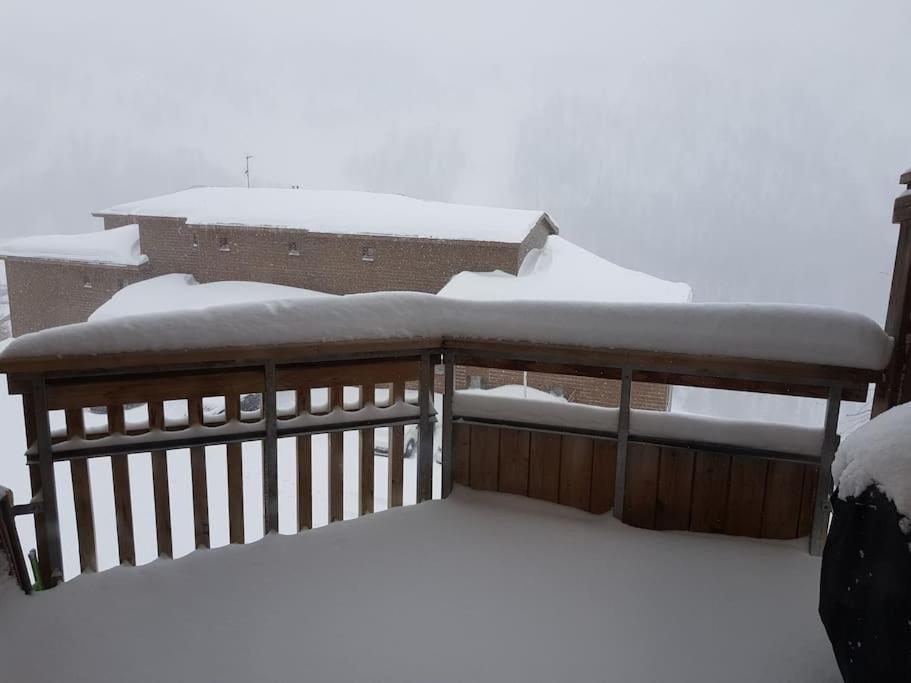 Apartmán 2 Pieces Avec Terrasse Et Vue Sur Les Pistes Isola 2000 Exteriér fotografie