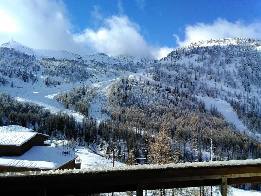 Apartmán 2 Pieces Avec Terrasse Et Vue Sur Les Pistes Isola 2000 Exteriér fotografie