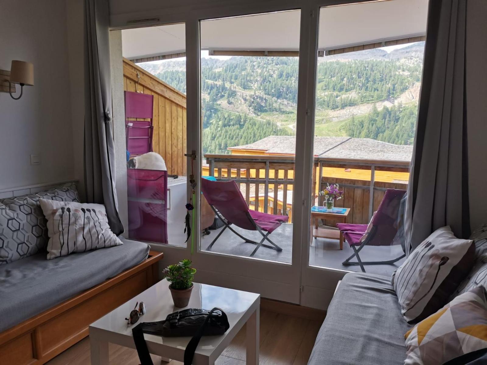 Apartmán 2 Pieces Avec Terrasse Et Vue Sur Les Pistes Isola 2000 Exteriér fotografie